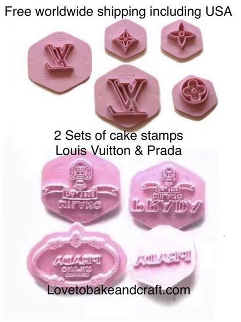 lv cake stamp|Louis Vuitton Cakes Stamps .